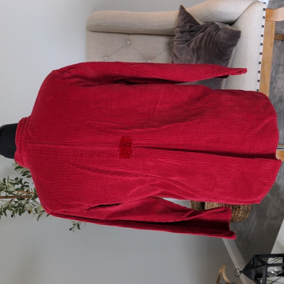 J.Jill Corduroy Button Down Jacket/Tunic. - Picture 6 of 9